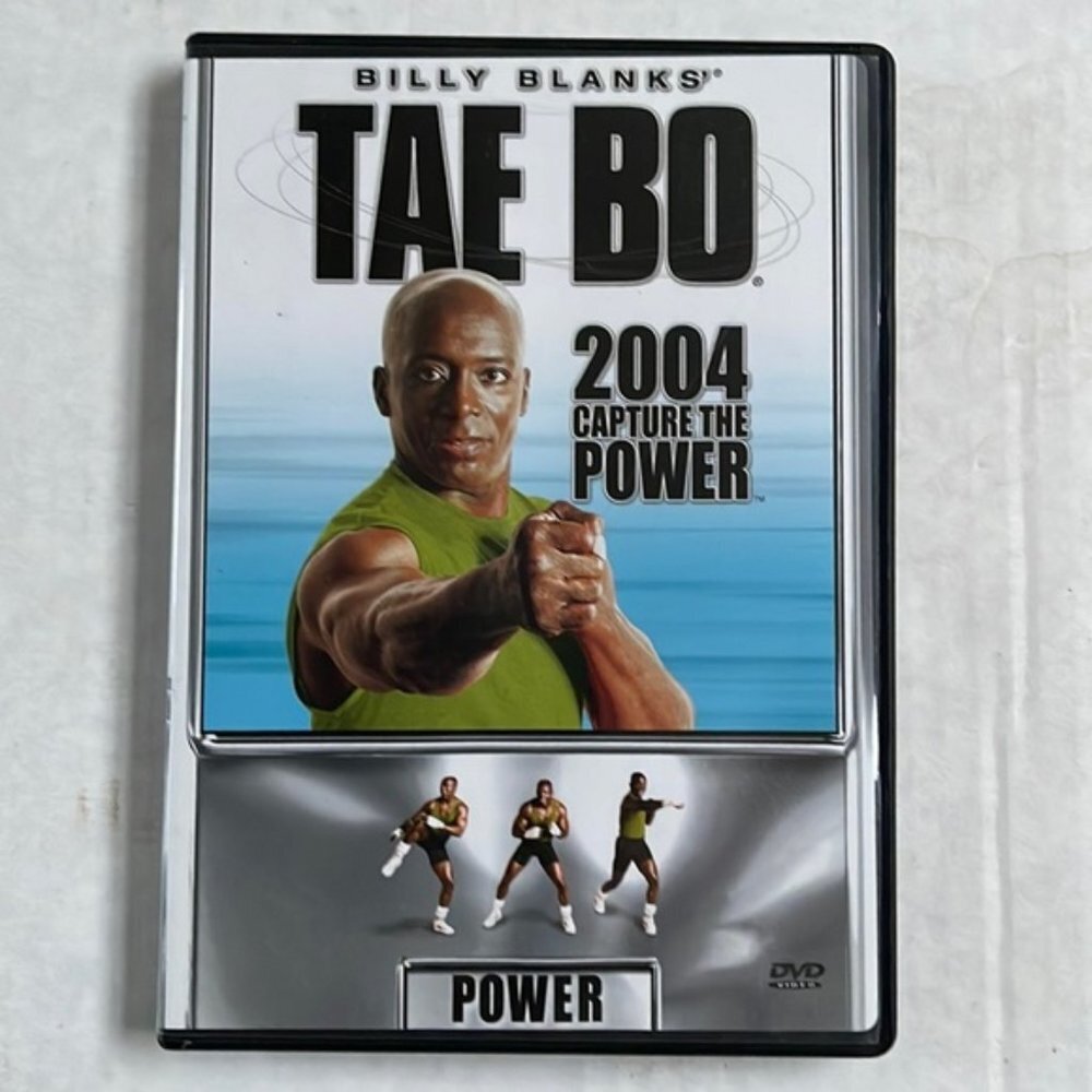 Billy Blanks Tae Bo 2004 Capture The Power Workouts DVD Exercise Active